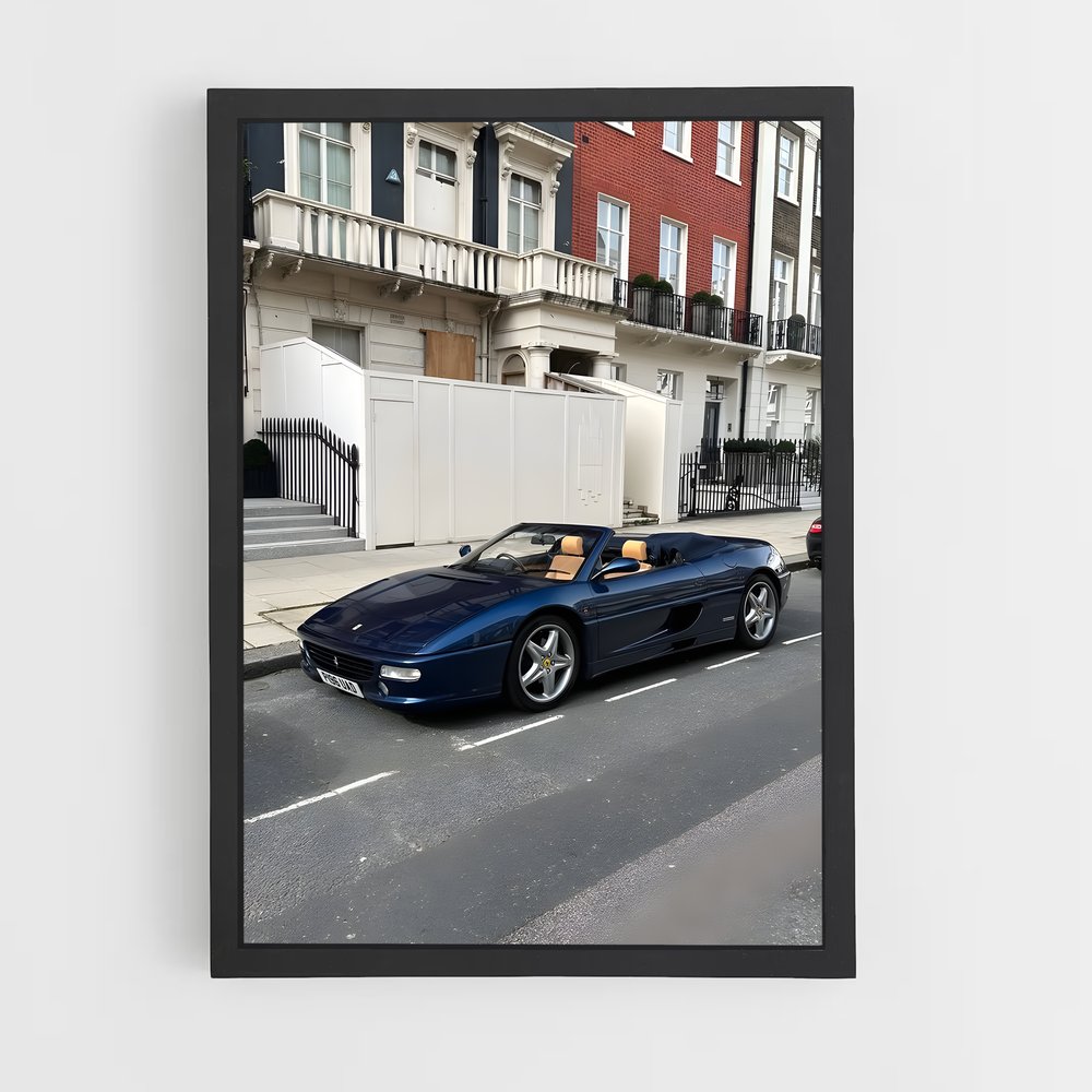 Poster La Belle Bleue – affiche Ferrari (vue 2)